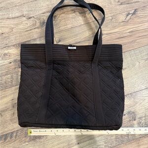 Vera Bradley Chocolate Quilted Tote